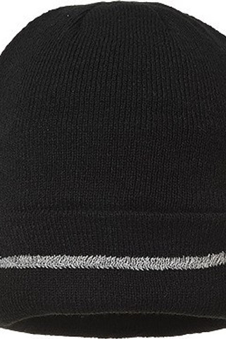 Portwest B023 - Knitted Hat Reflective Trim