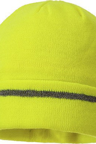 Portwest B023 - Knitted Hat Reflective Trim