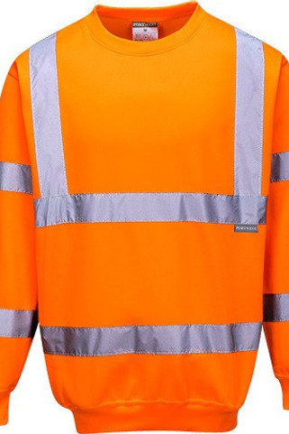 Portwest B303 - High Visibility Reflective Safety Sweatshirt