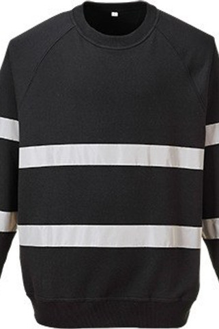 Portwest B307 - Reflective Comfort Polycotton Crew Neck Sweater