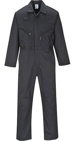 Portwest C813 - Zip Boilersuit - Black | Wordans USA