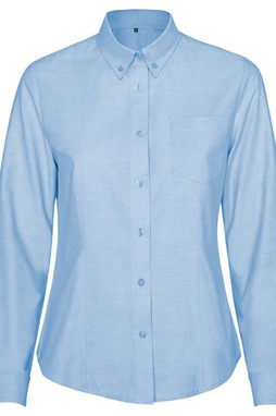 Roly CM5068 - OXFORD WOMAN Getailleerde shirt met lange mouwen