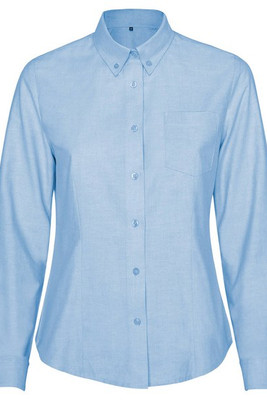 Roly CM5068 - OXFORD WOMAN Fitted long-sleeve shirt with darts on the front and back