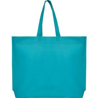 SEA Hitzeverssiegelte Tasche mit sechseckigem Zwickel am Boden und langen Tragegriffen in passender Farbe - EgotierPro BO7504