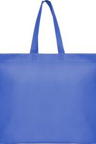 SEA Heat-sealed non-woven bag with hexagonal gusset on the base and long handle in matching colour - EgotierPro BO7504