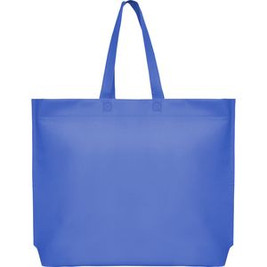 SEA Heat-sealed non-woven bag with hexagonal gusset on the base and long handle in matching colour - EgotierPro BO7504