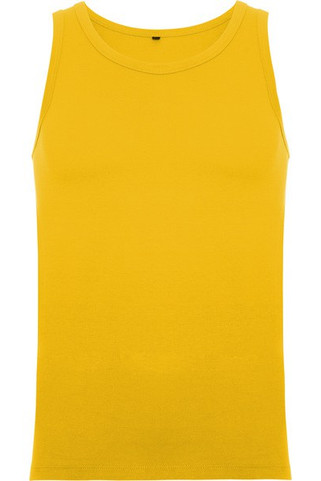 Roly CA6545 - TEXAS Slim-fit tank top with ribbed single jersey in collar and armhole