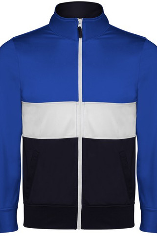 Roly CH0339 - ATHENAS Dreifarbiger Trainingsanzug aus Acetat mit samtigem Futter