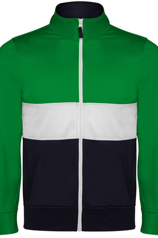 Roly CH0339 - ATHENAS Dreifarbiger Trainingsanzug aus Acetat mit samtigem Futter