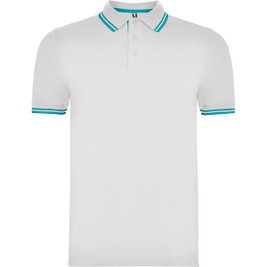 Roly PO6629 - MONTREAL Short-sleeve polo shirt with matching 3-button placket in collar