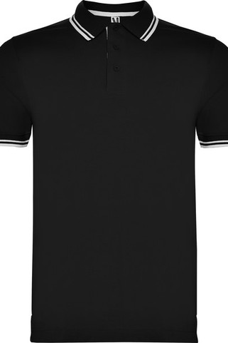 Roly PO6629 - MONTREAL Short-sleeve polo shirt with matching 3-button placket in collar