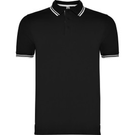 Roly PO6629 - MONTREAL Short-sleeve polo shirt with matching 3-button placket in collar
