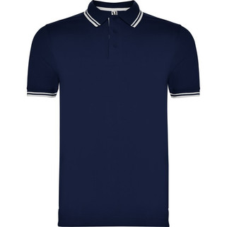 Roly PO6629 - MONTREAL Short-sleeve polo shirt with matching 3-button placket in collar