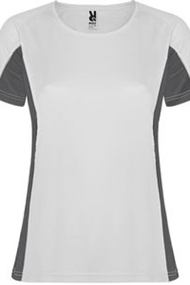 Roly CA6648 - SHANGHAI WOMAN Technical t-shirt combined in two polyester fabrics