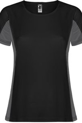 Roly CA6648 - SHANGHAI WOMAN Technical t-shirt combined in two polyester fabrics