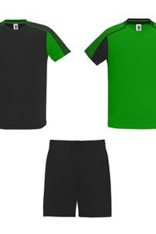 Roly CJ0525 - JUVE Unisex sports set of 2 t-shirts + 1 pair of shorts
