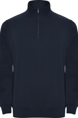 Roly SU1109 - ANETO Sweatshirt with matching half zip and polo neck