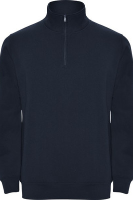 Roly SU1109 - ANETO Sweatpulli mit halb Zip Ton-in-Ton und Stehkragen