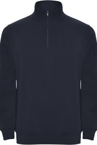 Roly SU1109 - ANETO sweatshirt med matchende half zip og polo neck