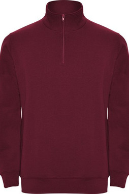 Roly SU1109 - ANETO Sweatshirt with matching half zip and polo neck