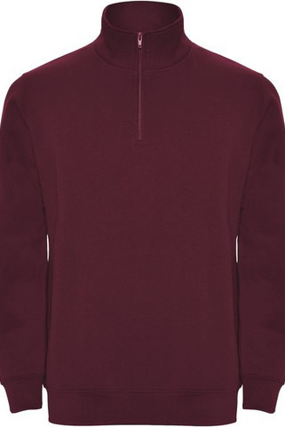 Roly SU1109 - ANETO Sweatshirt with matching half zip and polo neck