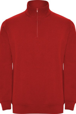 Roly SU1109 - ANETO Sweatshirt with matching half zip and polo neck