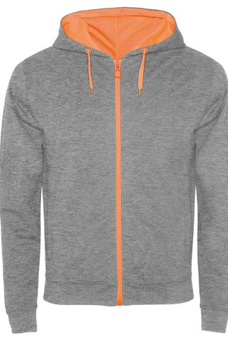 Roly SU1105 - FUJI Sweatjacke aus ungebürstetem Fleece mit Kapuze