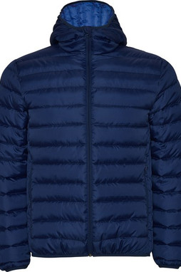 Roly RA5090 - NORWAY Mens feather touch quilted jacket with fitted hood