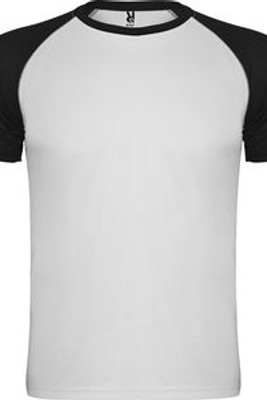 Roly CA6650 - INDIANAPOLIS Raglan style short-sleeve sports t-shirt with contrasting sleeves