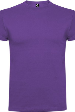 Roly CA6550 - BRACO T-shirt met korte mouwen in fijngeribd weefsel en compacte afwerking