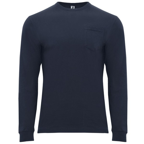 Roly CA1219 - SHIBA Long-sleeve t-shirt with crew neck and cuffs in 1x1 rib