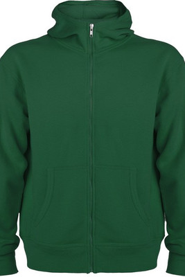 Roly CQ6421 - MONTBLANC Sweat hooded jacket with high neck and full zip