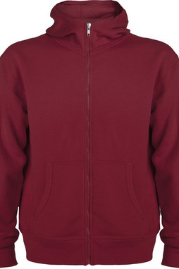 Roly CQ6421 - MONTBLANC Sweat hooded jacket with high neck and full zip