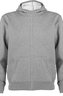 Roly CQ6421 - MONTBLANC Sweat hooded jacket with high neck and full zip