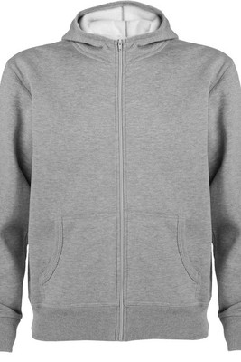 Roly CQ6421 - MONTBLANC Sweat hooded jacket with high neck and full zip