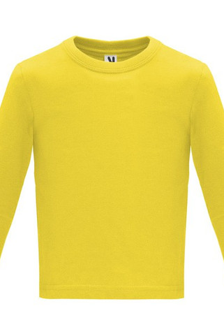 Roly CA7203 - BABY L/S Baby-T-Shirt langarm aus extra feingestricktem Material