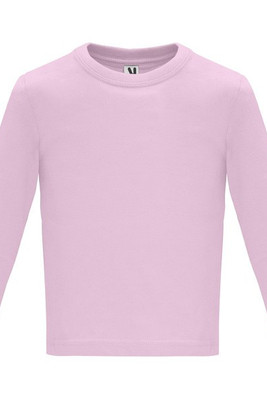 Roly CA7203 - BABY L/S Baby-T-Shirt langarm aus extra feingestricktem Material