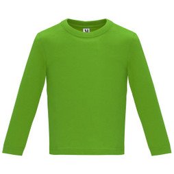Roly CA7203 - BABY L/S Baby-T-Shirt langarm aus extra feingestricktem Material