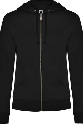 Roly CQ6425 - VELETA Womens sweat jacket with matching hood lining