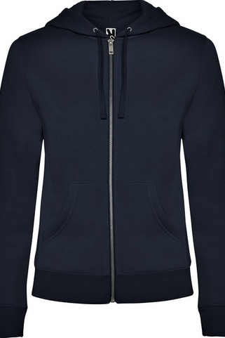 Roly CQ6425 - VELETA Womens sweat jacket with matching hood lining