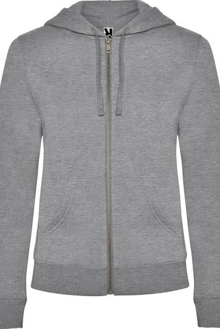 Roly CQ6425 - VELETA Womens sweat jacket with matching hood lining