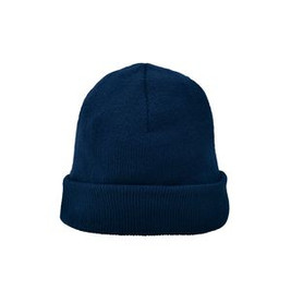 PLANET Knitted beanie with double turn-up - EgotierPro GR9009