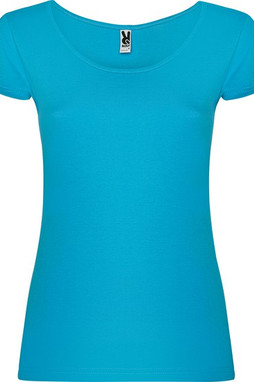 Roly CA6647 - GUADALUPE Short-sleeve t-shirt with ribbed crew and wide neckline
