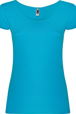 Roly CA6647 - GUADALUPE Short-sleeve t-shirt with ribbed crew and wide neckline