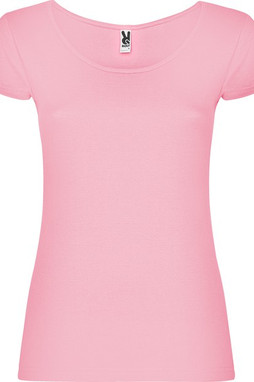 Roly CA6647 - GUADALUPE Short-sleeve t-shirt with ribbed crew and wide neckline