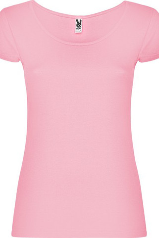 Roly CA6647 - GUADALUPE Short-sleeve t-shirt with ribbed crew and wide neckline