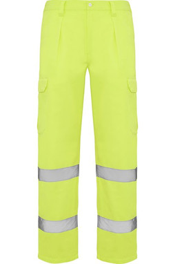 Roly HV9309 - ALFA High-visibility long trousers in fluor yellow