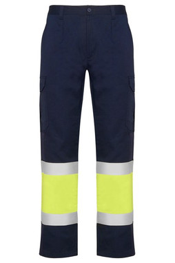 Roly HV9300 - NAOS Multi-pocket high-visibility summer trousers