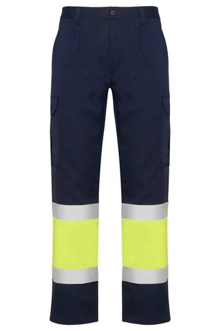 Roly HV9300 - NAOS Pantalon dété multi-poches haute visibilité