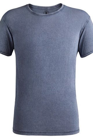 Roly CA6689 - HUSKY Short-sleeve t-shirt in a jeans effect design